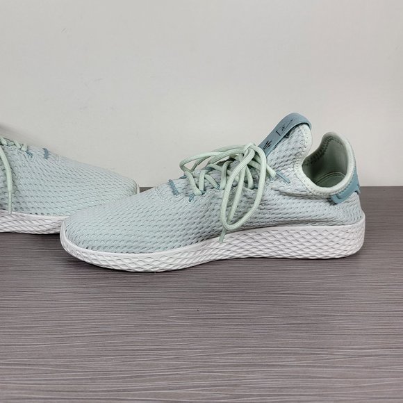 adidas Pharrell Williams HU NMD Youth Sneaker, Linen Green, Big Kid Size 7 /40 - Picture 6 of 10